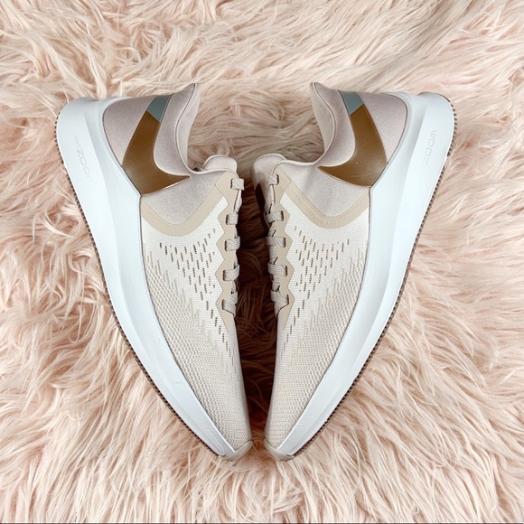 New Nike Women’s Air Zoom Winflo 6 Rose Gold - Picture 4 of 7
